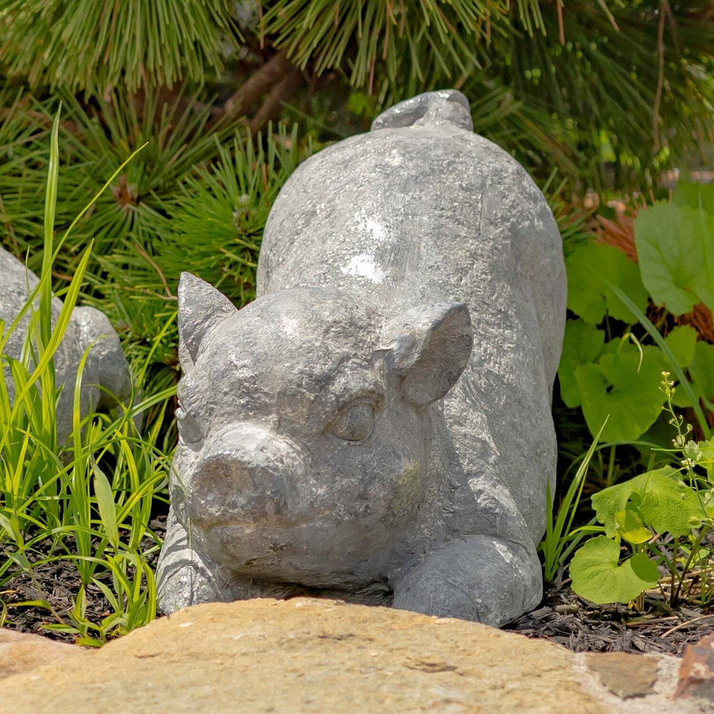 Small Magnesium Piglet Statue