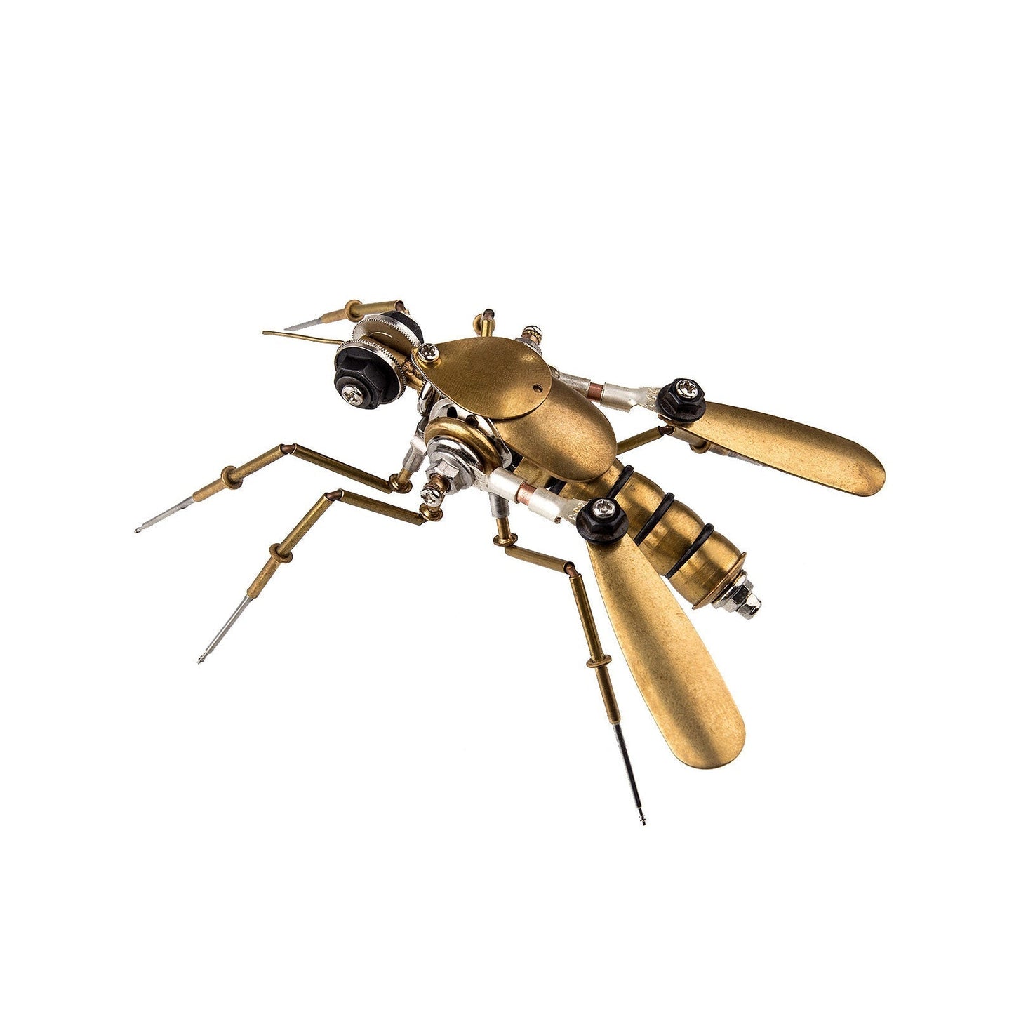 90Pcs Steampunk Insect Metal Model Kits Mechanical Crafts for Home Decor - Mosquito