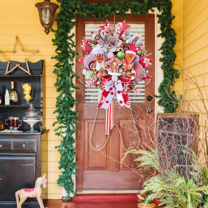 Gingerbread Christmas Wreath