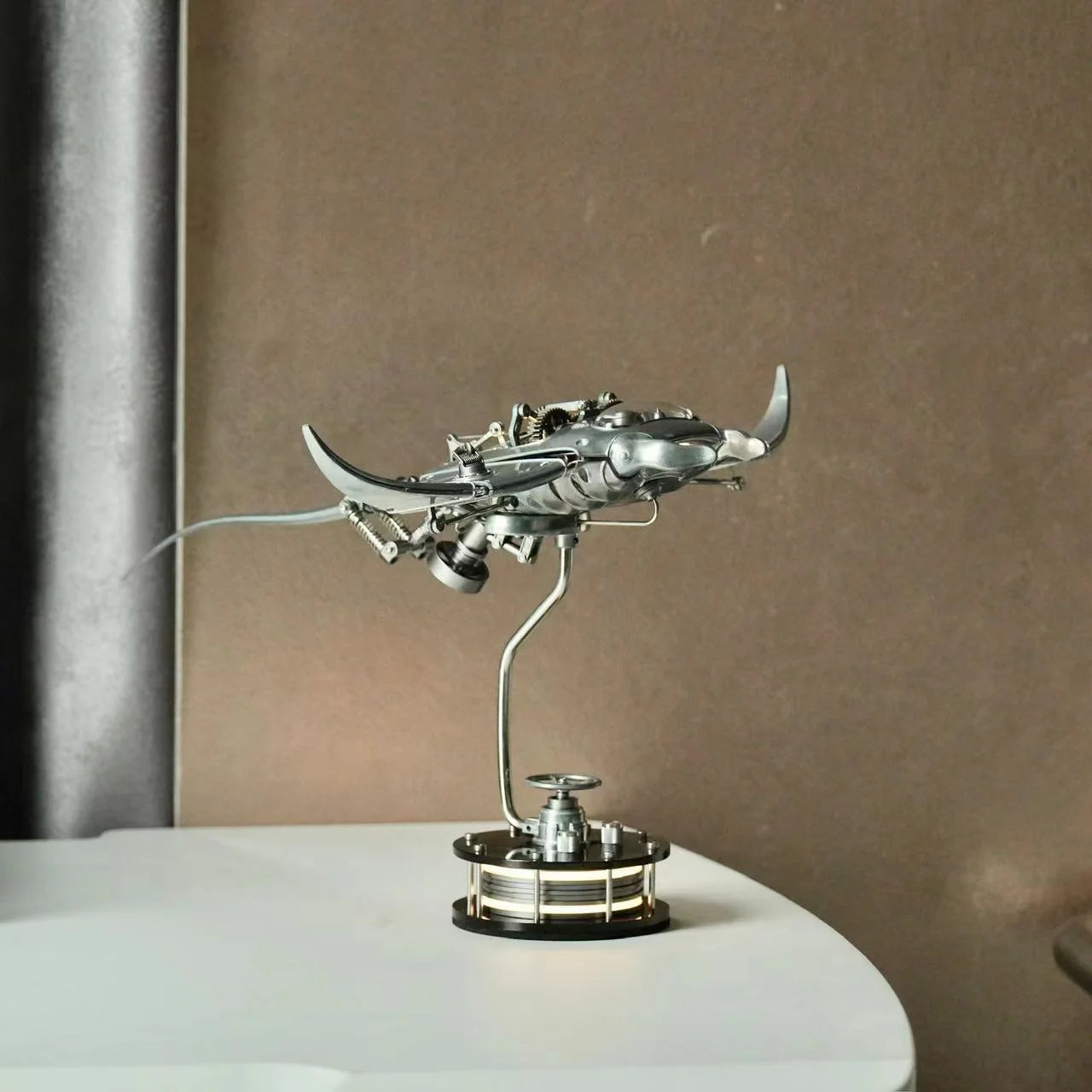 Mechanical Manta Ray 3D Metal Model