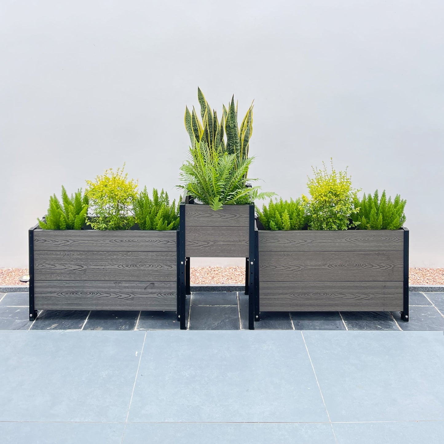 Corner and 2 Trough Planter Bundle