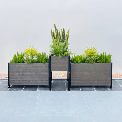 Corner and 2 Trough Planter Bundle