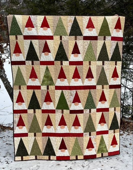 Christmas Gnomes CLA15112333 Quilt Blanket