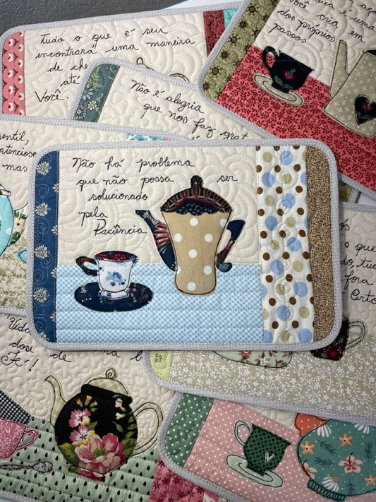 Teapot CLA120324137 Quilted Placemats