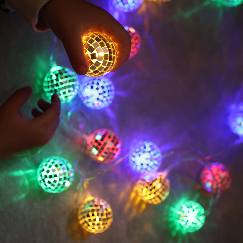 Christmas Disco Mirror ball String Light