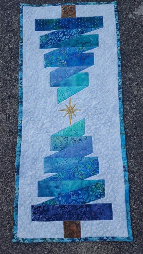 Christmas Tree CLA130324104 Quilted Table Runner