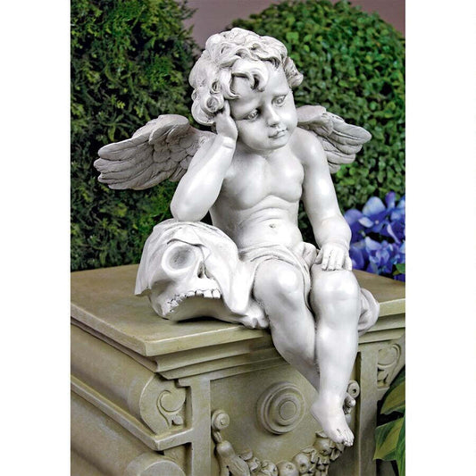 Mourning Mortality Angel Statue