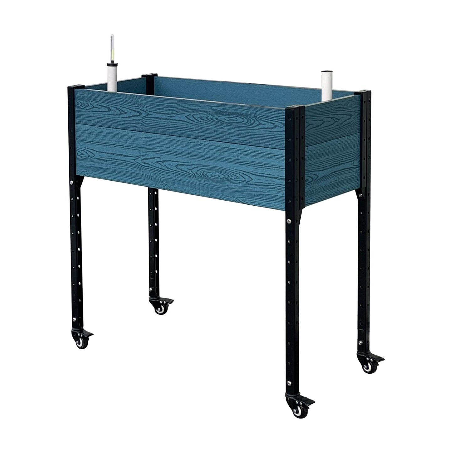 S333618WB Self-watering Mobile Elevated Planter in Blue