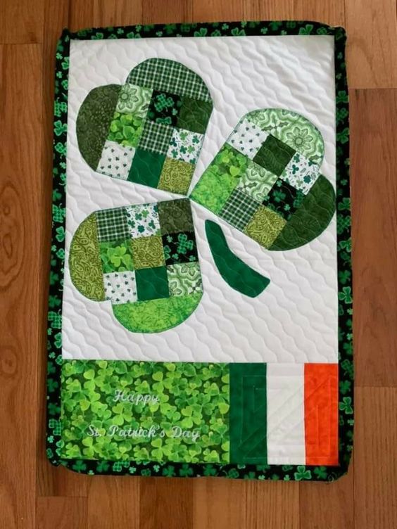 St. Patrick's Day CLA120324091 Quilted Placemats