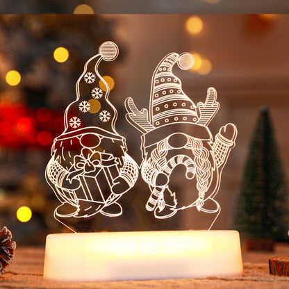 Christmas neon atmosphere light small night light ornaments