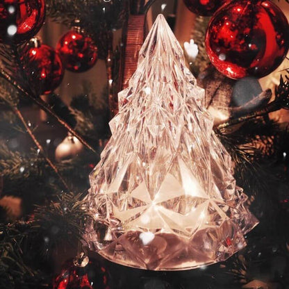 Crystal Diamond Christmas Tree Night Light