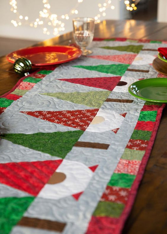 Christmas Gnomes CLA060123027 Quilted Table Runner