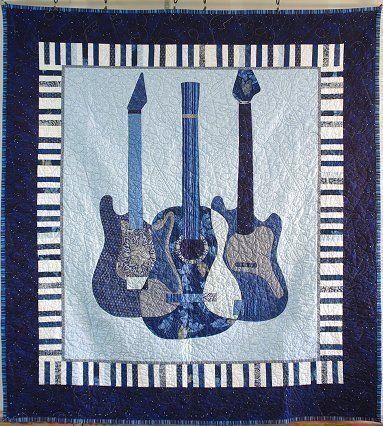 Guitar CLDY040724107 Quilt Blanket