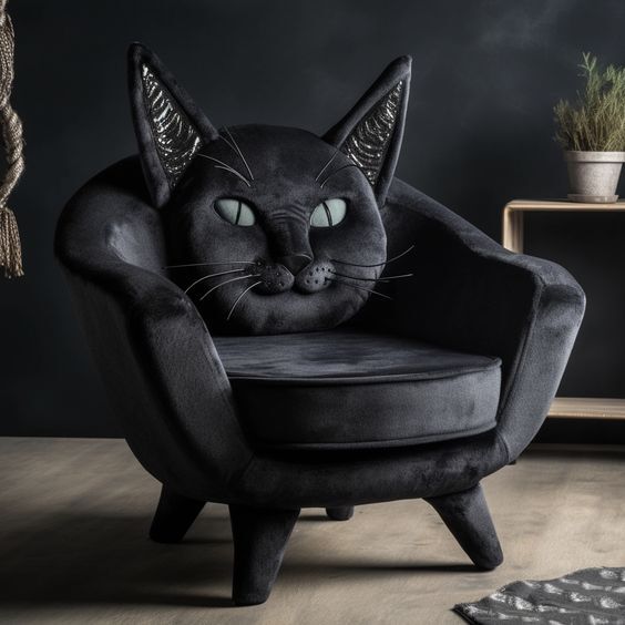 🔥Art design Cat Chair🐱-0928