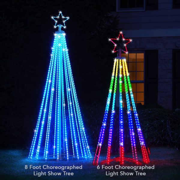 Christmas-The Choreographed Light Show Tree