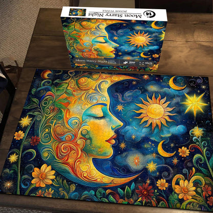 Moon Starry Night Jigsaw Puzzle 1000 Pieces