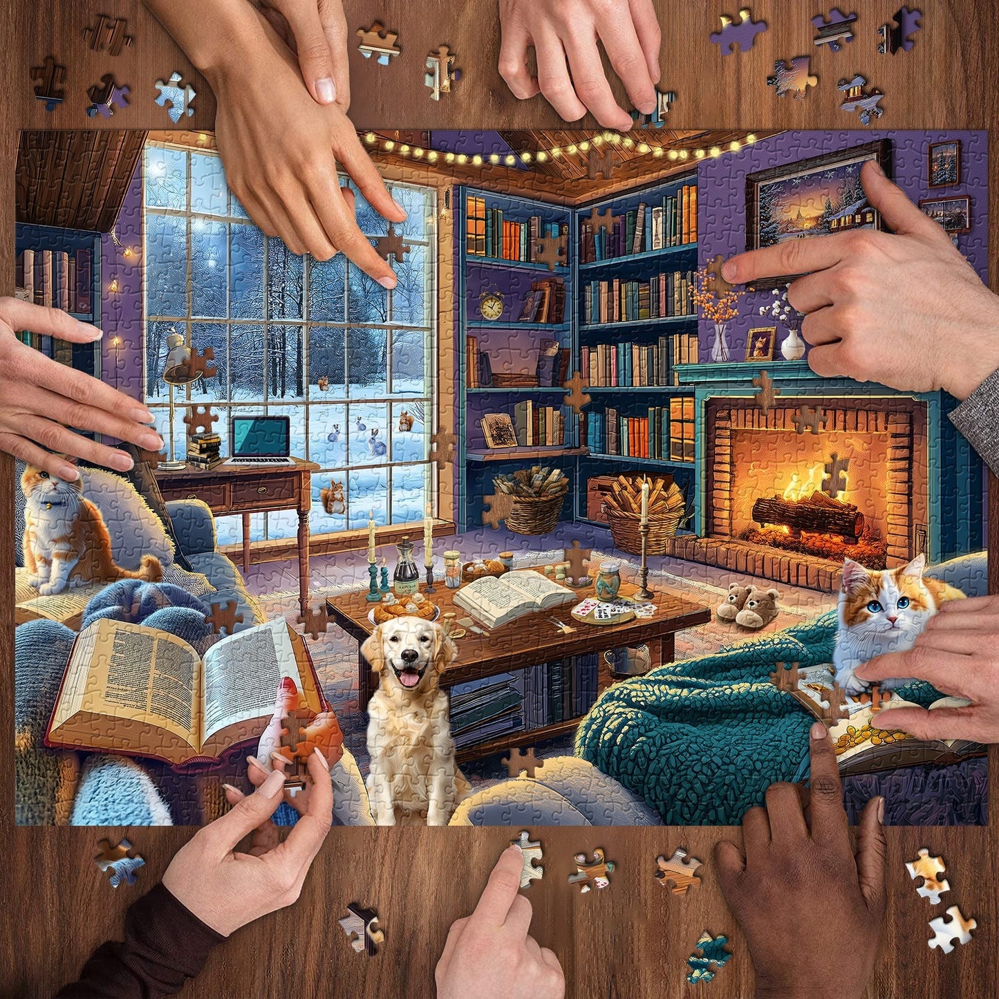 Cozy Cottage Jigsaw Puzzle 1000 Pieces