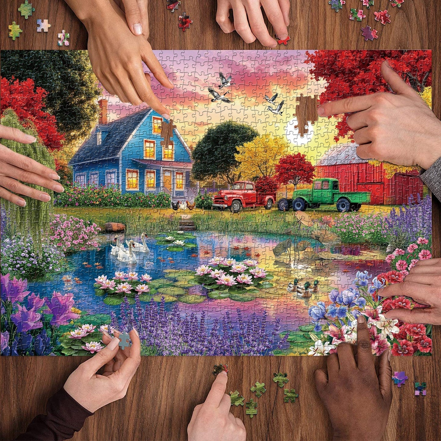 Colorful Dusk Jigsaw Puzzle 1000 Pieces