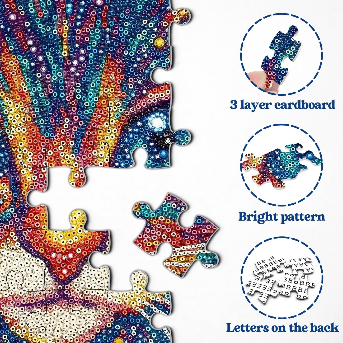 Mystic Cat Face Jigsaw Puzzle 1000 Pieces