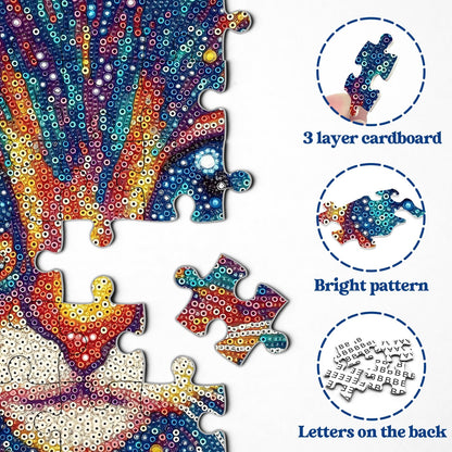 Mystic Cat Face Jigsaw Puzzle 1000 Pieces