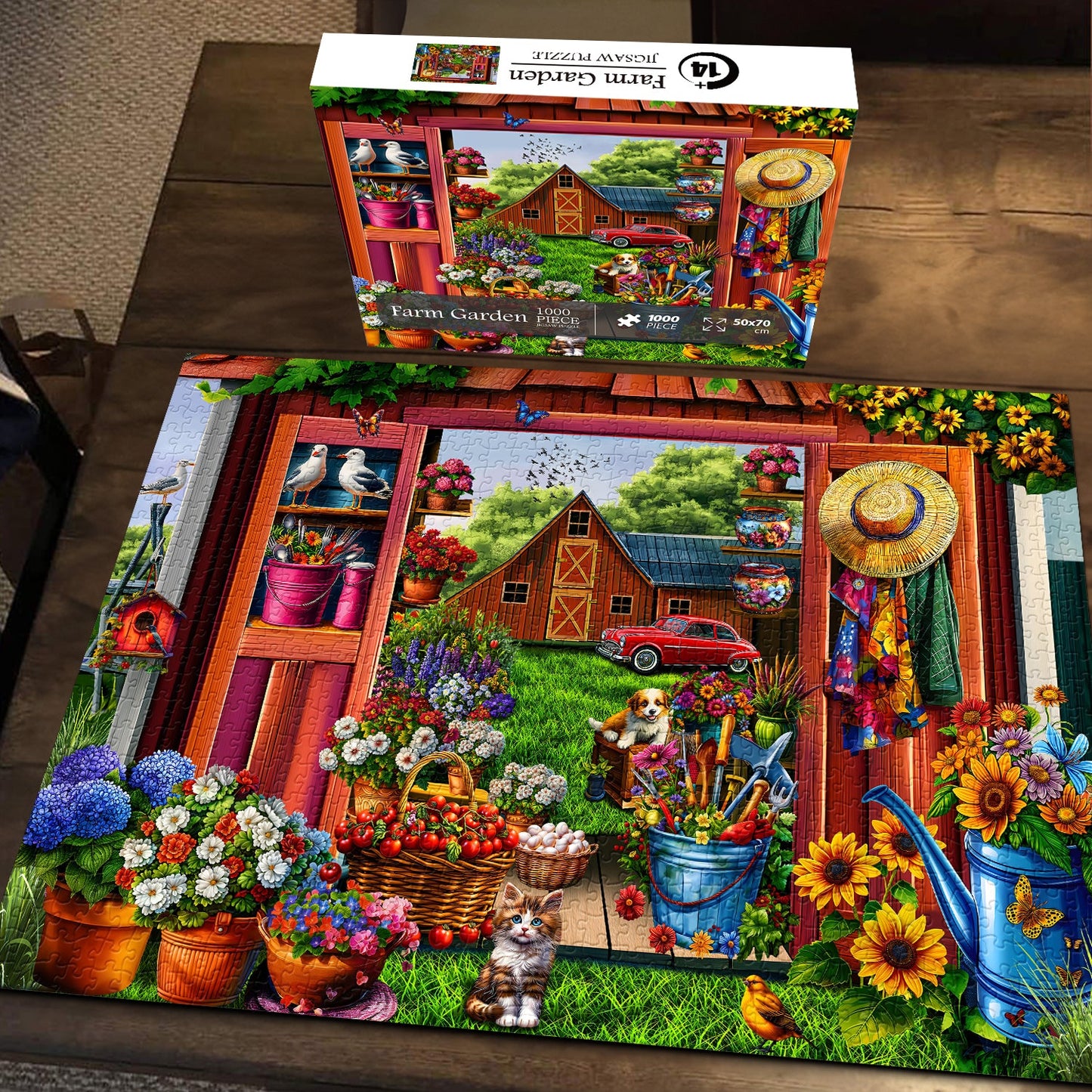 Farm Garden Jigsaw Puzzle 1000 Pieces