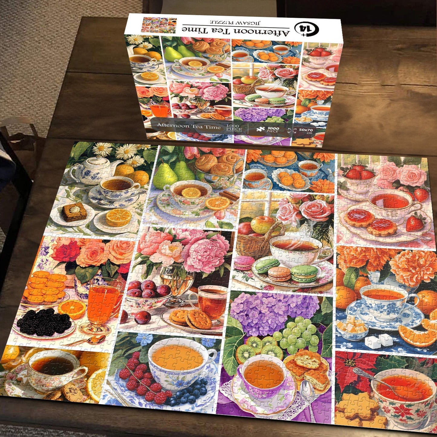 Afternoon Tea Time Jigsaw Puzzle 1000 Pieces