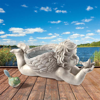 God's Messenger Cherub Garden Figure