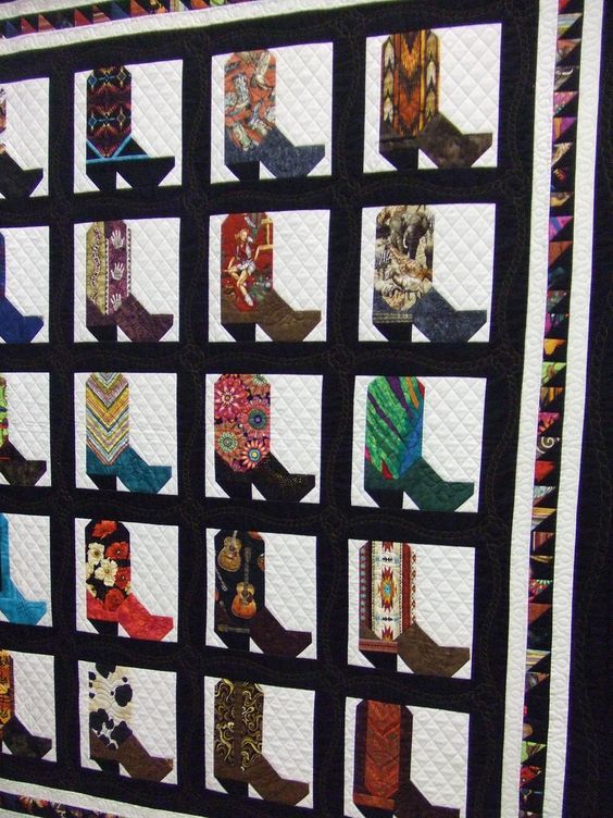 Cowboy Boot CLA20112342 Quilt Blanket