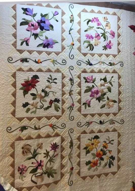 Flower Garden CLA17112302 Quilt Blanket