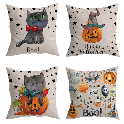 Cat Halloween Cushion Covers