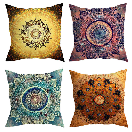 Bohemian Geometric Pattern Cushion Covers