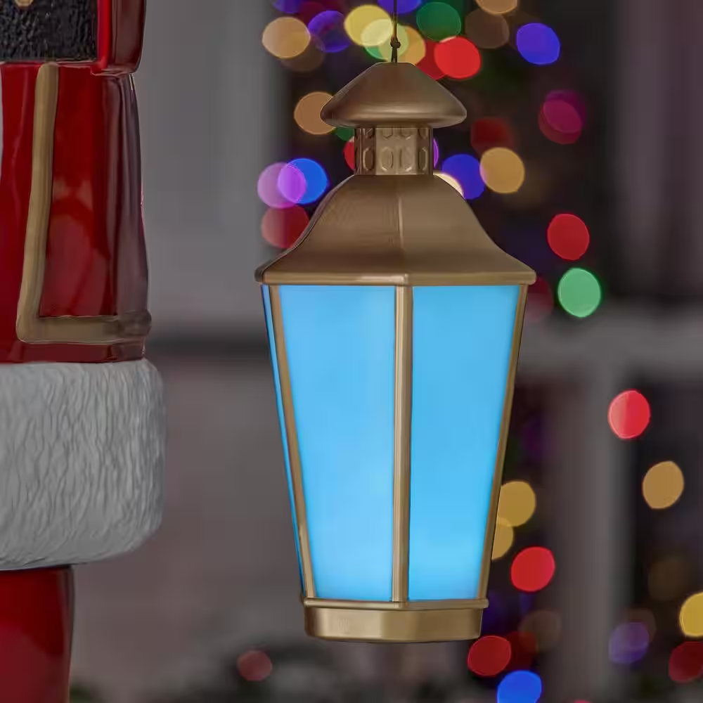 🔥8 FT-Giant-Sized LED Towering Santa with Multi-Color Lantern