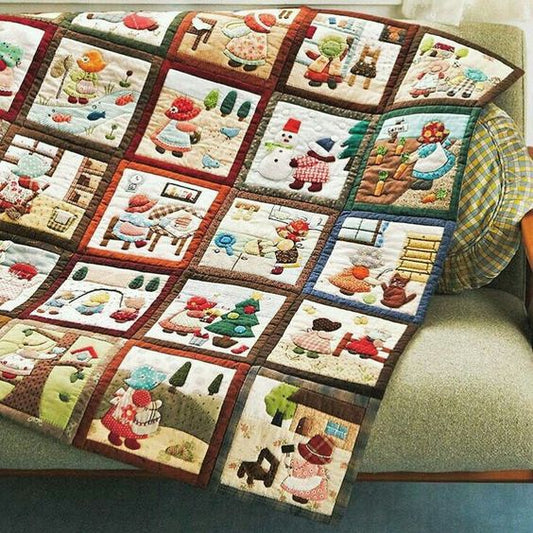 Sunbonnet Sue CLA271223164 Quilt Blanket