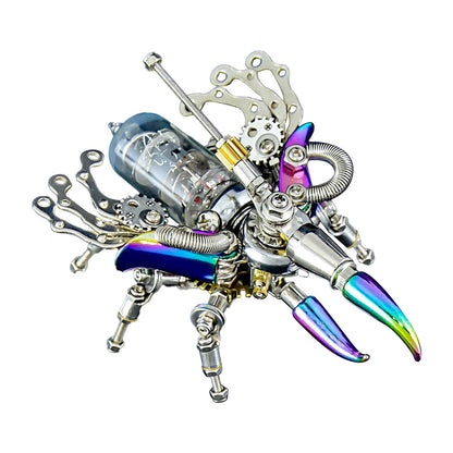 Mechanical Beetle 3D Metal DIY Insect Metal Assembly Model Colorful Parts Toy 200PCS