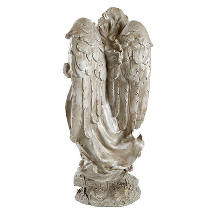 Guardian Angel With Children Garden Statue