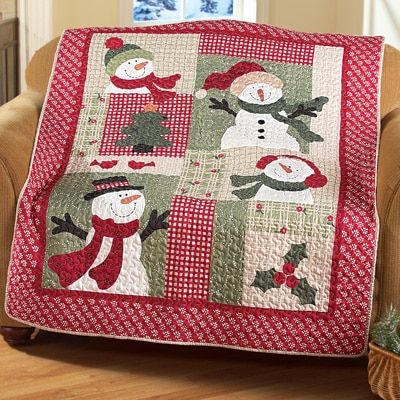 Snowman CLA04122385 Quilt Blanket