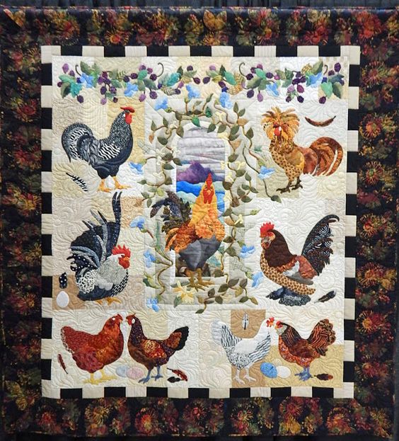 Chicken CLA271223116 Quilt Blanket