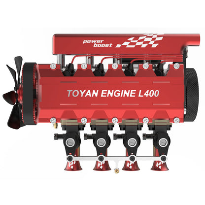 FS-L400 14cc Inline 4 Cylinder Four-stroke Water-cooled Nitro Engine Model