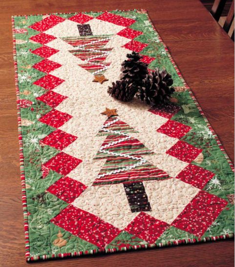 Christmas Tree CLA25122302 Quilted Table Runner