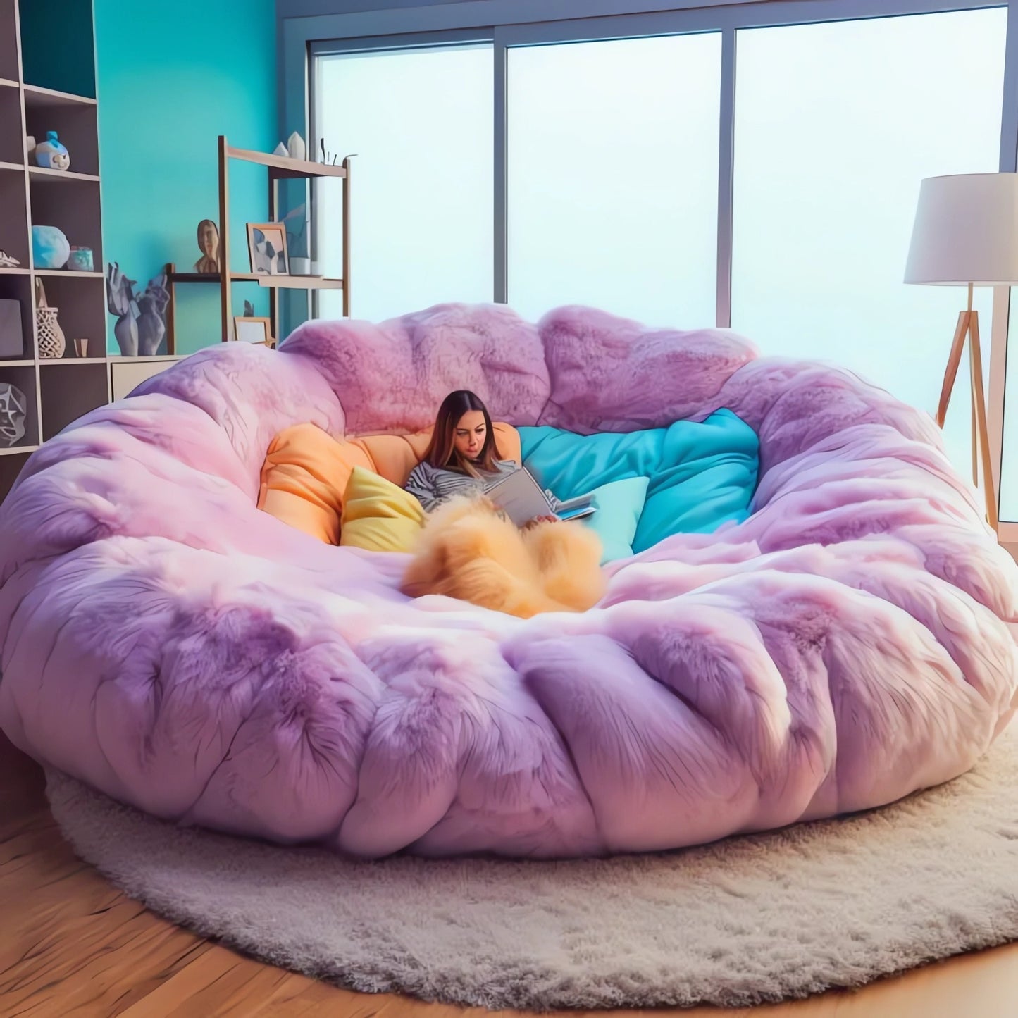 Giant Circular Movie Sofas