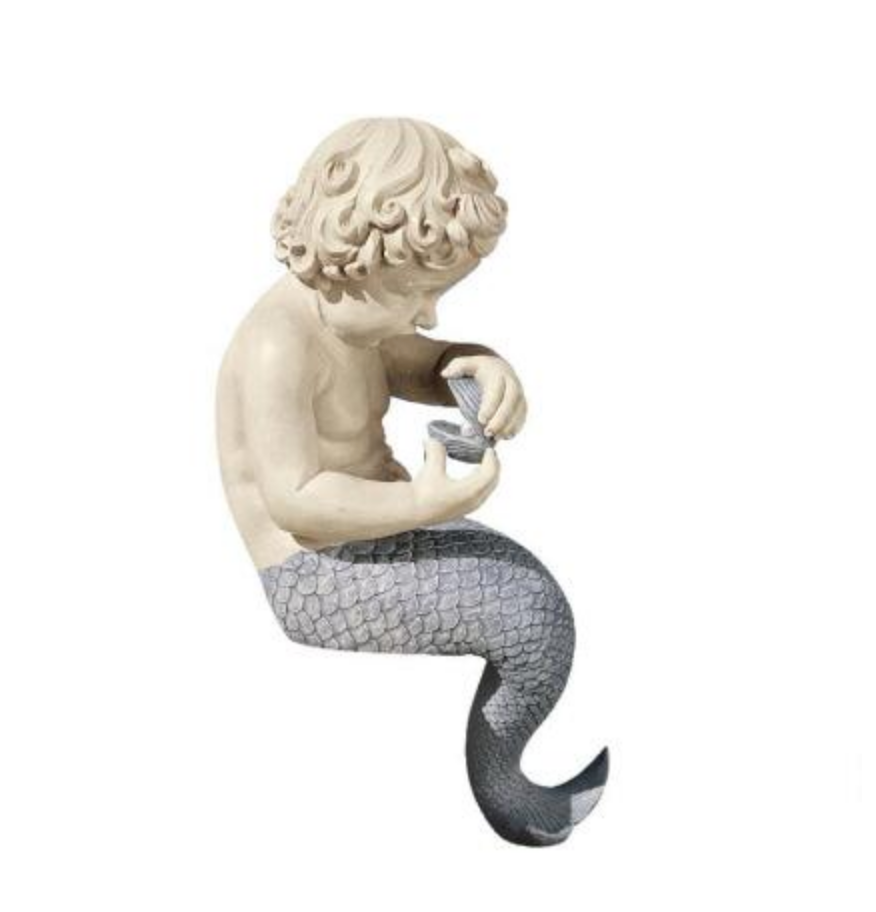 Oceans Little Angel Garden Statue