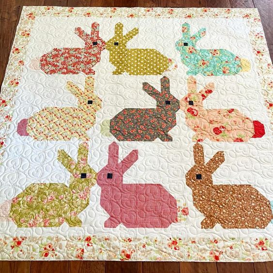 Bunny CLDY040724119 Quilt Blanket