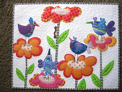 Bird CLA04122339 Quilted Placemats