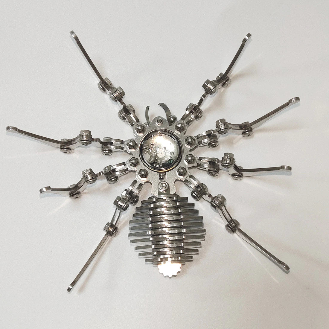 3D Metal Mechanical Assembled Model Handmade Crafts for Home Decor - Spider