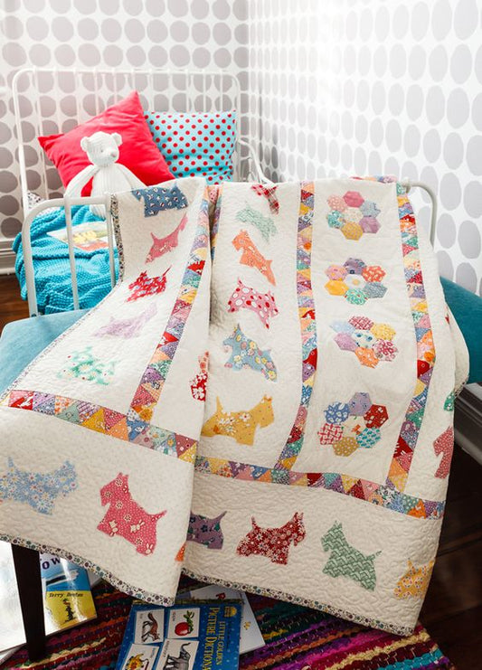 Scottie Dog CLA060123010 Quilt Blanket