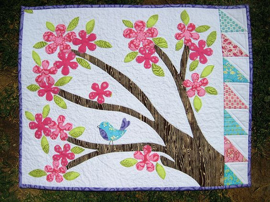 Bird Flower CLDY040724183 Quilted Placemats