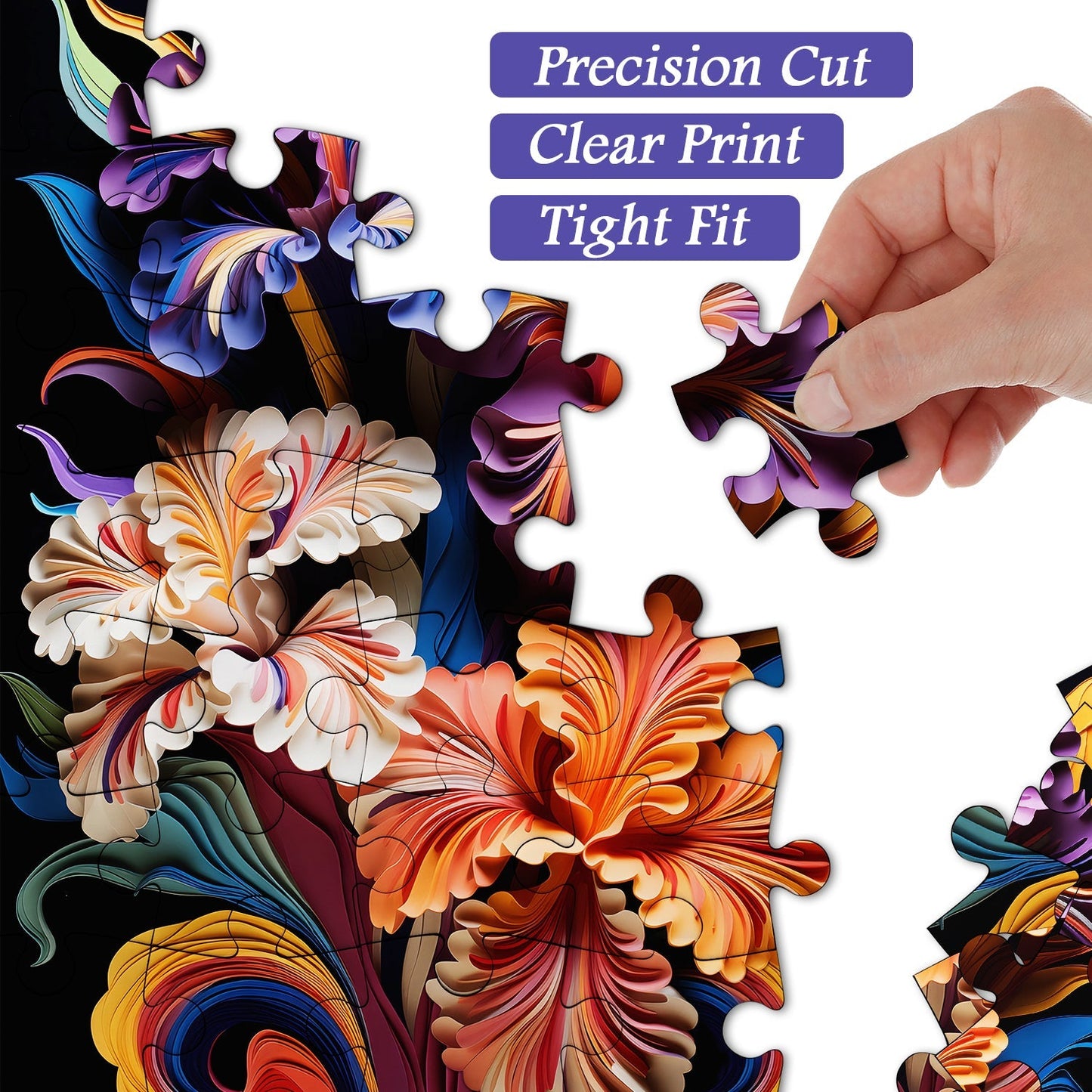 Blooming Iris Jigsaw Puzzle 1000 Pieces