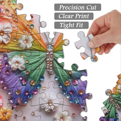 Crystal Rainbow Wing Jigsaw Puzzle 1000 Pieces