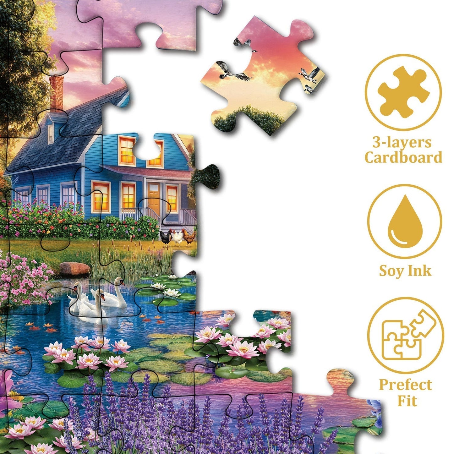 Colorful Dusk Jigsaw Puzzle 1000 Pieces