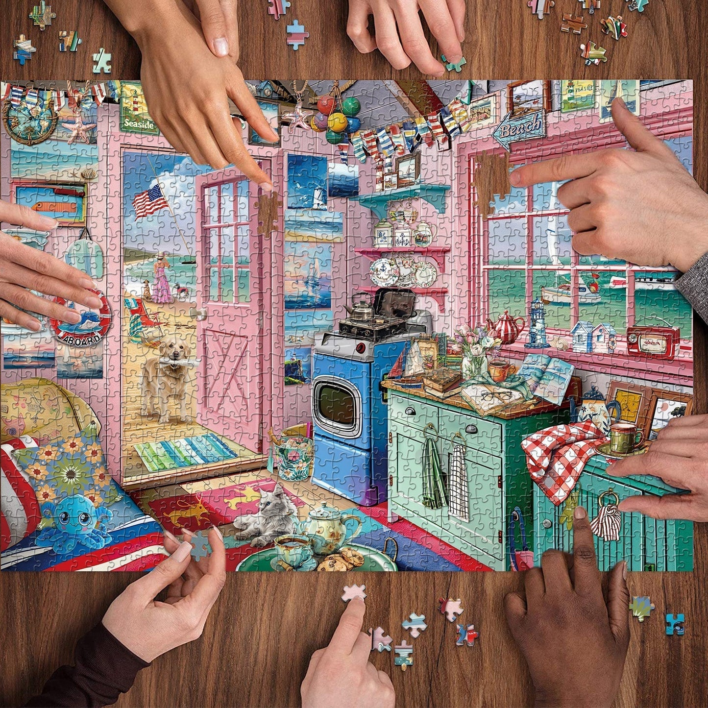 Seabreeze Cabin Jigsaw Puzzle 1000 Pieces